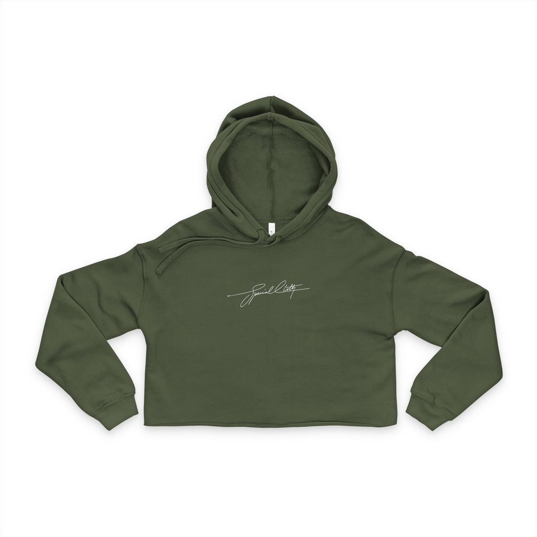 Sweat à capuche court femme — Ligne Signature